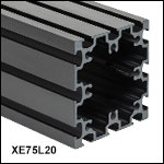 75 mm Square Construction Rails