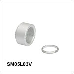 Vacuum-Compatible Ø1/2in Stackable Lens Tubes