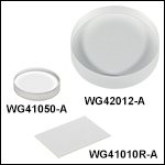 UV Fused Silica Broadband Windows, AR Coated: 350 - 700 nm