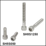 8-32 Stainless Steel Cap Screws