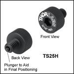 Spring-Loaded 1/4in-20 and M6 x 1.0 Thumbscrews for Post Holders