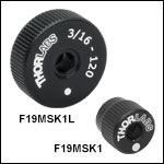 3/16in-120 Removable Adjustment Knobs
