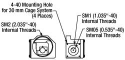 Galvo Mount Mechanical Drawing