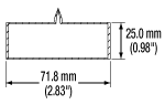 Borosilicate Cell Dimensions