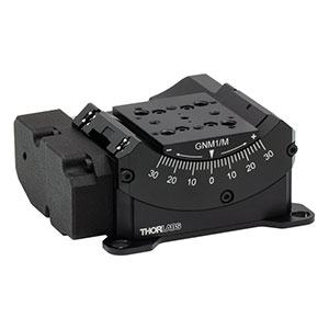 GNM1/M - ±30° Motorized Goniometer with Stepper Motor, Integrated Controller, Metric