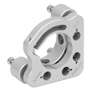 KA1A - Polaris®KA Ø1in Kinematic Mirror Mount, 3 Adjusters with Side Holes, Monolithic Optic Retention