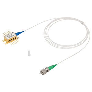 SLD1310P - 30 mW SLD, CWL = 1315 nm, 90 nm 3 dB BW, 50 dB Isolation, Butterfly Pkg., PM Fiber, FC/APC