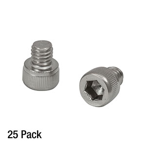 SH6MS06 - M6 x 1.0 Stainless Steel Cap Screw, 6 mm Long, 25 Pack