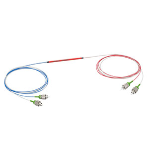 PN1064R2A2 - 2x2 PM Coupler, 1064 ± 15 nm, 90:10 Split, ≥20 dB PER, FC/APC Connectors