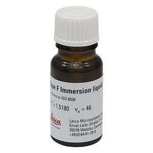MOIL-10LF - Very Low Autofluorescence Immersion Oil, n = 1.518, Leica Type F, 10 mL