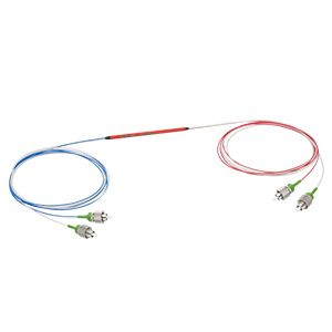 PN780R5A2 - 2x2 PM Coupler, 780 ± 15 nm, 50:50 Split, ≥18 dB PER, FC/APC Connectors