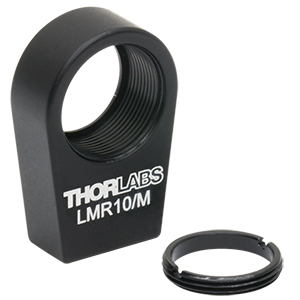 LMR10/M - 	Lens Mount with Retaining Ring for Ø10 mm Optics, M4 Tap