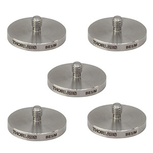 BE1/M-P5 - Ø31.8 mm Studded Pedestal Base Adapter, M6 Thread, 5 Pack