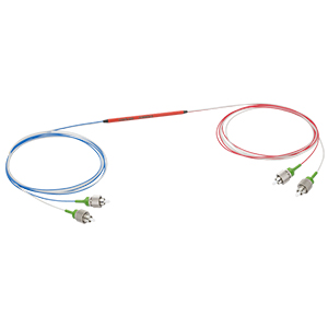 PN980R3A2 - 2x2 PM Coupler, 980 ± 15 nm, 75:25 Split, ≥20.0 dB PER, FC/APC Connectors