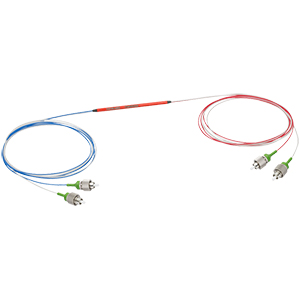 PN480R5A2 - 2x2 PM Coupler, 480 ± 15 nm, 50:50 Split, ≥18 dB PER, FC/APC Connectors