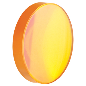 AL72550-E3 - Ø1in ZnSe Aspheric Lens, f = 50.0 mm, NA = 0.22, ARC: 7 - 12 µm