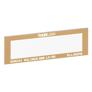 R1L3S24N - Ronchi Ruling Test Target, 3in x 1in, 500 lp/mm