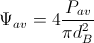 Average Power Density