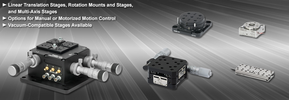 Motion Control Stage Selection Guide