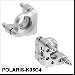 Ø1/2in Polaris<sup>®</sup> Kinematic Glue-In Mirror Mount, 2 Adjusters