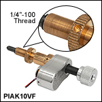 10 mm Travel Vacuum-Compatible Piezo Inertia Actuator