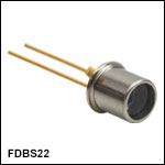 Black Si Photodiode - 240 to 1170 nm