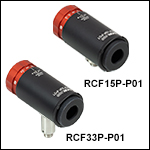 Adjustable Focus Reflective Collimators, Protected Silver Coating, FC/PC Adjustable Focus Reflective Collimators, Protected Silver Coating, FC/PC