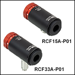 Adjustable Focus Reflective Collimators, Protected Silver Coating, FC/APC Adjustable Focus Reflective Collimators, Protected Silver Coating, FC/APC