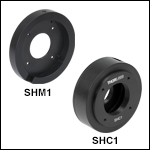 Mounting Adapters for Ø1in Diaphragm Shutters