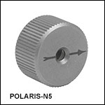 Removable Knob for 1/4in-100 Adjusters, Stainless Steel