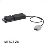 25 mm (0.98in) Low-Profile Motorized Translation Stage