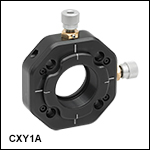 30 mm Cage XY Translator for Ø1in Optics