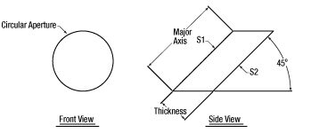 Elliptical Mirror Schematic