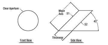 Elliptical Mirror Schematic