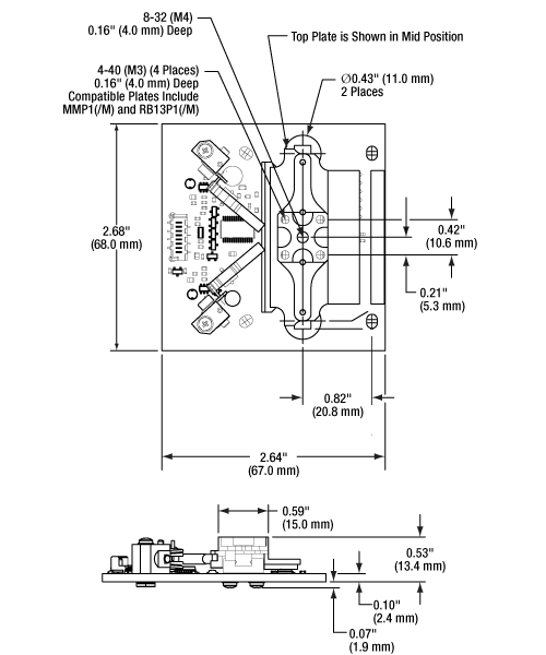 Mechanical Drawings of the Linear Stage