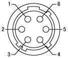 6 Pin HRS Connector