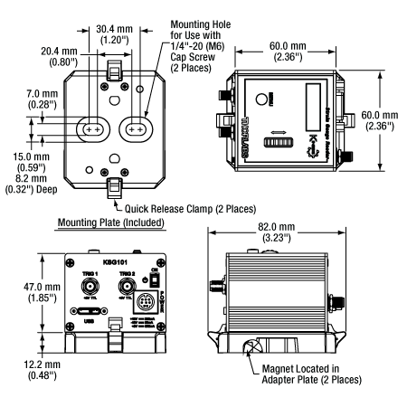 Kinesis® K-Cube™ Strain Gauge Reader