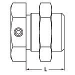 Mechanical Drawing Illustrating the Length