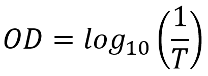 Optical Density Equation