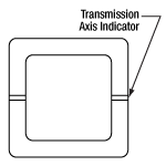 Engraved Square Polarizer