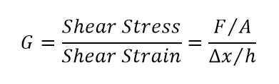 Shear Modulus Equation