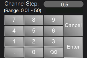 TOF1550 Channel Setting