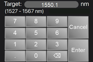 TOF1550 Wavelength Screen