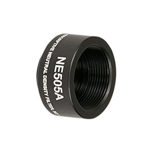 NE505A - Ø1/2in Absorptive ND Filter, SM05-Threaded Mount, Optical Density: 0.5