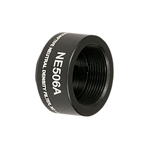 NE506A - Ø1/2in Absorptive ND Filter, SM05-Threaded Mount, Optical Density: 0.6