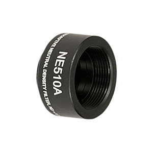 NE510A - Ø1/2in Absorptive ND Filter, SM05-Threaded Mount, Optical Density: 1.0