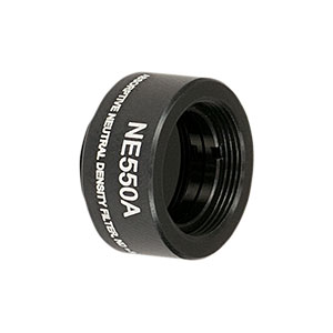 NE550A - Ø1/2in Absorptive ND Filter, SM05-Threaded Mount, Optical Density: 5.0