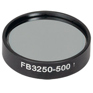 FB3250-500 - Ø1in IR Bandpass Filter, CWL = 3.25 µm, FWHM = 500 nm