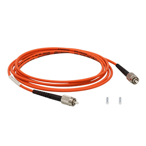 M123L02 - Ø200 µm, 0.50 NA, Low OH, FC/PC-FC/PC Fiber Patch Cable, 2 m Long