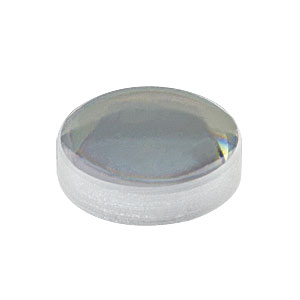 LA4280-YAG - f = 10 mm, Ø6 mm UVFS Plano-Convex Lens, 532/1064 nm V-Coat